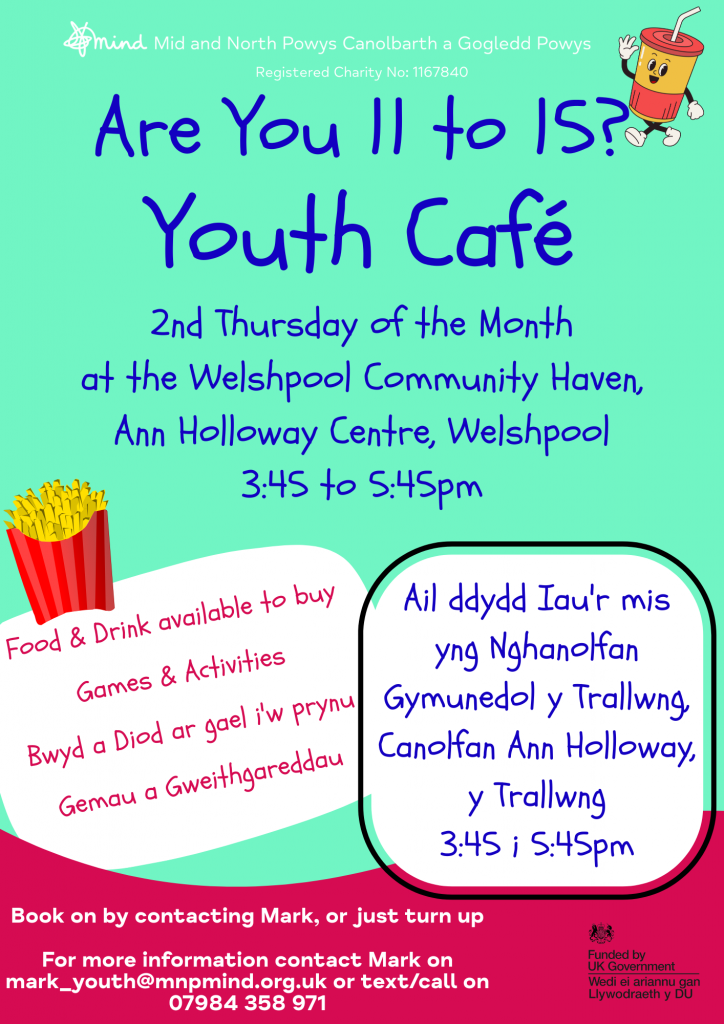 Youth Cafe in Welshpool