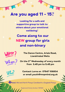 11-14 Girls and Non-Binary Group