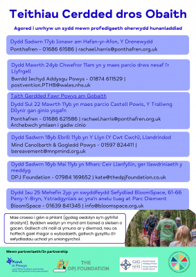 Teithiau Cerdded dros Obaith