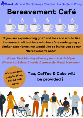 Bereavement Cafe poster