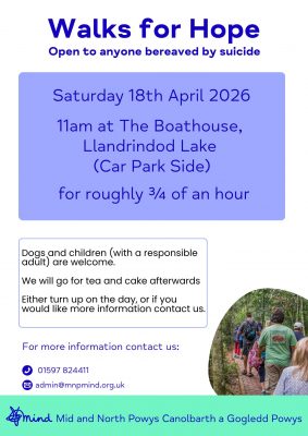 Powys Walk for Hope April