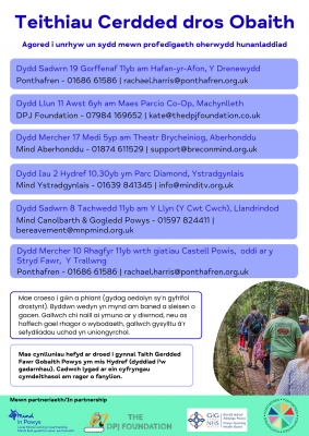 Poster for Walks for Hope - Autumn 2025 - CY