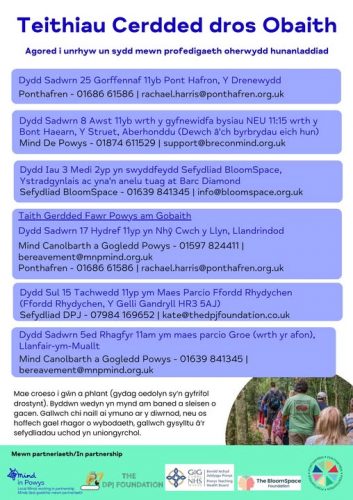 walks for hope july-dec-cy